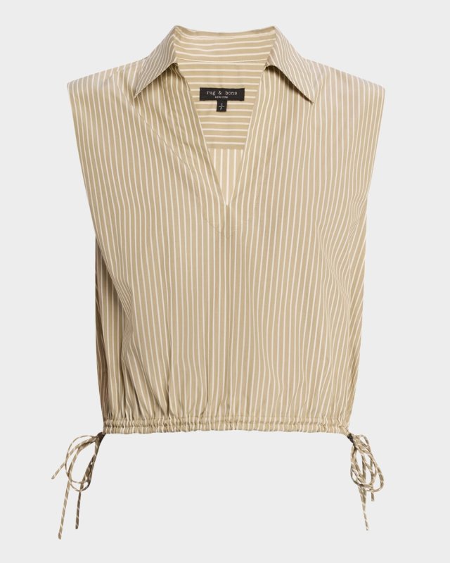Fiona Stripe Sleeveless Top